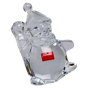 Baccarat Crystal Snowman Figurine